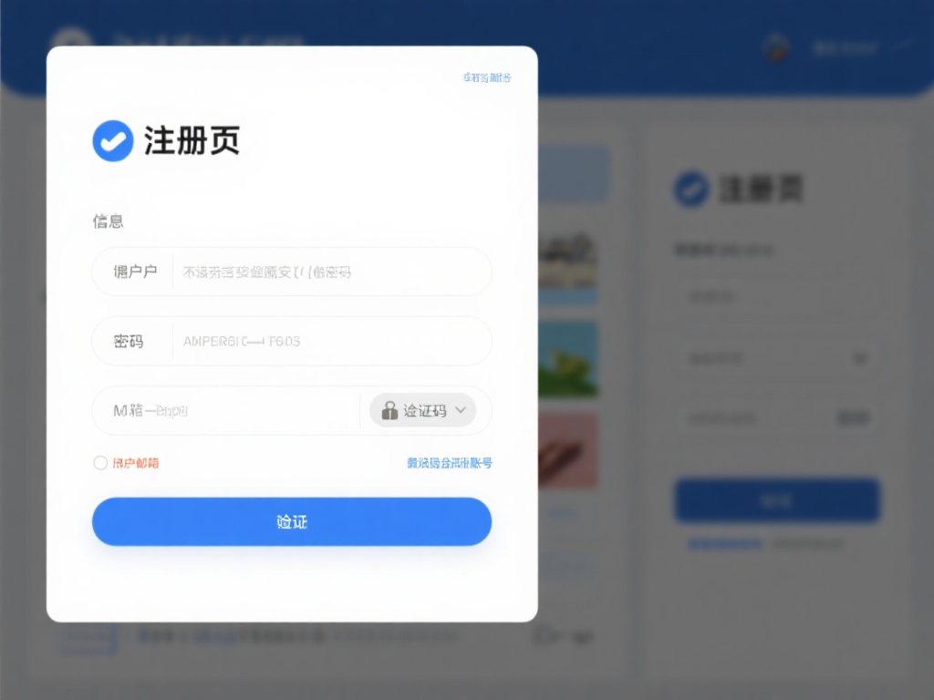填写基本信息
在注册页面中，你需要输入用户名、密